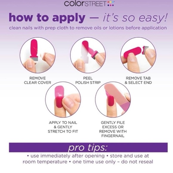 NEW Color Street 100% Real Nail Polish Strips- J’Adore Glamour - Picture 6 of 10